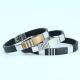 Factory Direct Stainless Steel High Quality Silicone Bracelet Bangle LBI82