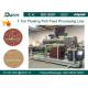 1 Ton High Capacity  Stainless Steel 304 Pet Food Extruder Processing Line