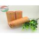 Large Kraft Cardboard PET Paper Tube Packaging With Hot Stamping Orange