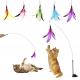 Feather Puzzle Wand Cat Toy Interactive With Bell For Kitty