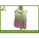 Chinese factory frayed three colors ombre lightweight scarf 100% Viscose 100*195cm spring summer autumn sun protection