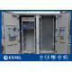 IP55 Base Station Cabinet , Outdoor Data Cabinet With Rectifier System PDU