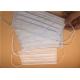 3Ply White Breathable Disposable Mask With Tie On Spunlace / Spunbond