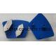 Trapezoid Grinding Segments Metal Bonds Diamond Toolings With Screw