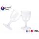 Custom Plastic Champagne Glasses Disposable Ps Material Diifferent Color