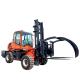 Off Road Lifting All Terrain Forklift High Efficiency Easy Operate HWC-35A