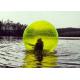 Yellow / Blue Giant Inflatable Water Toys Human Water Bubble Ball