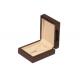 Custom Hinge Paper Wooden Jewelry Box High End Style For Packaging Necklace