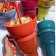 Popcorn Container With Straw Food Safe Popcorn Bucket