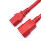 UL Extension Power Cord Home Appliance C13 C14 Red Cable 1.8m 2m 3m
