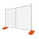 Removable Temporary Security Fence Anti Impact With Rubber Feet