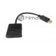 High Definition Displayport 1.2 Male To HDMI Female 1080P DP Video Cable