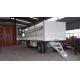 8 Wheels 2 Axles Dropside Trailer Color Optional With Triangle Frame and Curtain Side