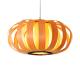 Southeast Asia Simple Wood Chandelier Pendant Light Creative Wood Veneer Lighting Lantern