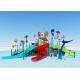 Holiday Villa Kids Water Play Equipment  / Adventure Water Park Customized Size