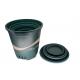 Windowsill Aloe Vera Plastic Outdoor Plant Pots 6 Inch Plastic Planter With Drainage