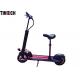 TM-TX-B9  10 Inch Portable Electric Scooter 350W Motor Aluminum Alloy Material With Seat Cushion