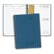 ECO PU Leather 16-Month Weekly Planner 2023-2023 Night Blue With Weekly And Monthly Schedules