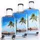 Combination Lock 4 Spinner Wheels ODM Printed Luggage Suitcase