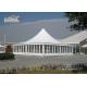 White PVC Pagoda High Peak Tents 3x3m 5x5m 6x6m 8x8m For Parties