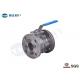 Direct Mounting Industrial Ball Valve With SS316 And Hard Chromium Seat