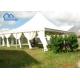 Custom PVC Fabric Aluminum Alloy Frame Waterproof Canopy Pagoda Party Tent