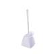 Slim Compact Toilet Bowl Brush With Holder Bathroom Deep Cleaning