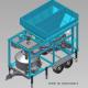 Container Type 2*3.5m³ Mobile Concrete Batch Plant Equipment