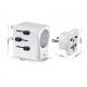 Universal Wireless Wall Charger Grounded EU/AU/UK/US Plugs All In One