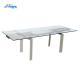 Contemporary Design Glass Extension Dining Table With Customizable Size DT-31120