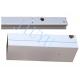 Oxidation Aluminium Extrusion metal stamping Square Pipe Silver Colour 290g