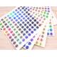 Round Self Adhesive Paper Stickers / Numbered Hologram Stickers Anti UV