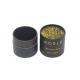 Black Paper Printed Tube Packaging Gold Foil Stamping Thickness 2mm