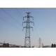 High Tension Steel Transmission Tower , 33kv Transmission Line Towers ISO