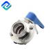 1 Inch Dn300 Butterfly Valve Vacuum Sanitary Trigger Handle Hygienic 316ss