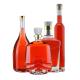Super Flint Glass Material Base 750ml Clear Glass Whiskey Bottle for Liquor
