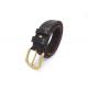 1 1/2 Inch Width Leather Men Casual Jeans Belt With Single Prong Buckle