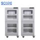 4 Casters Ultra Low Humidity Dry Cabinet / Electronic Humidity Control Cabinet For Camera
