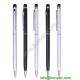 cross style promotional phone touch metal ball pen, touch stylus pen