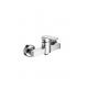 Stylish Wall Mounted Bath Shower Mixer Tap Polished Bathroom Shower Faucets