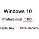 PC Windows 10 Pro Genuine Product Key English Language Key Direkt Per E-Mail