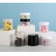 Factory Plastic Matte Black Cosmetic Jar With Lids 50ml 100ml 150ml