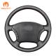 Black PU Leather Car Steering Wheel Cover For Toyota 4Runner 2003 2004 2005 2006 2007 2008 2009 Sequoia 2003 2004 2005 2006 2007