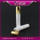 SRS 15ml empty eye cream roll on packaging supplier, roll-on bottle with shiny golden cap