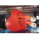 2M Inflatable Cartoon Heart With LED Lights For Valentine's Mall Atriums And Entrance Displays