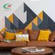 Multicolor Triangle Acoustic Sound Tiles For Walls Flavorless