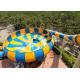 Colorful Super Bowl Water Slide Playground / Fiberglass Water Slide Water Park Project