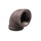 Threaded Malleable Iron Elbow Normal Black Pipe Elbow High Tensile Strength