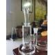 Percolator Glass Water Bongs 7inch Cylinder Vase Wig Wag Cross Perc Dab Rig