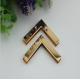 Accept OEM light gold 40 mm right-angle metal corner protector for wooden box decorative